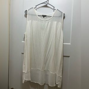 Vince Camuto ivory tank top 3X